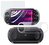 atFoliX Glasfolie kompatibel mit Sony PlayStation Vita Slim Panzerfolie, 9H Hybrid-Glass FX Schutzpanzer Folie (1er Set)