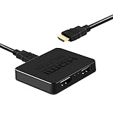 LUOSHEN Splitter 1 im 2 Out-Ultra HD 4K 4 Port HDMI für Fire Stick/TV/Fire TV/TV / Ps4 / One X/U