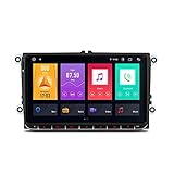 XTRONS Android 10.0 Autoradio,9 Zoll Octa Core 2GB 32GB Multimedia Player Navigations System Eingebautes Car AutoPlay Android Auto DSP WiFi Für VW Skoda SEAT