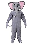 Elefant Einheitsgrösse L - XL Kostüm Fasching Karneval Maskottchen Rummelpott Fastnacht N