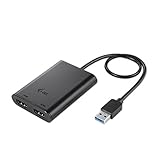 i-tec USB 3.0/USB-C auf dual HDMI Video Adapter 2X HDMI 4K/60Hz kompatibel mit Thunderbolt 3 für Windows Mac OS Android Ub