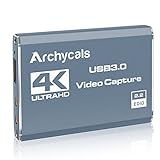 Archycals Capture Card, 4K HDMI zu USB 3.0 Game Capture Card, HD 1080P Video Capture Card für Live-Streaming/Video-Aufnahme/Online-Unterricht/Medizinische Bildgebung/L