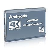 Archycals Capture Card, 4K HDMI zu USB 3.0 Game Capture Card, HD 1080P Video Capture Card für Live-Streaming/Video-Aufnahme/Online-Unterricht/Medizinische Bildgebung/L