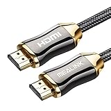 HDMI Kabel 5Meter high speed hdmi 2.0 kabel 4K HDMI-Kabel 4K@60Hz 24AWG Unterstützt HDMI 2.0/1.4/1.3 UHD 2160P HD 1080P Ethernet 3D / 4K / Xbox / PS4 / Audio-Rückkanal (5M, Yellow)