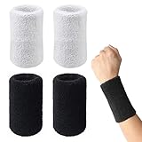 Dehnbare Armband Schweißbänder Bewegung Schweiss Band Handgelenk Bands Baumwolle Wristbands Baumwolle Schweiß Atmungsaktiv Gute Flexibilität Sanft Komfortabel Laufsport Fitnessgeräte Ballsp