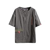 Herren Brief Druck T-Shirt We are Young Tshirt Men - Grau - M/3XL