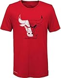 NBA Youth 8-20 Team Color Primary Split Logo Dri-Fit T-Shirt, Chicago Bulls Rot, X-Larg