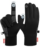 MIBEI Touchscreen Handschuhe Herren Damen Winter Handschuhe Elastisch Leicht Fahrradhandschuhe Laufhandschuhe Warme W