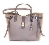 Michael Kors Damen Einkaufstasche Leder Violett 43 x 28 x 14