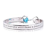 Couture Kingdom Disney Prinzessin Elsa Anna Olaf Die Eiskönigin Frozen Damen Armband mit C