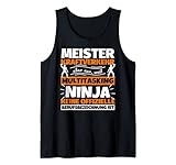 Meister Kraftverkehr Multitasking Ninja lustig Tank Top