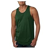 KAIXLIONLY Herren Tank Top Ärmelloser Muskelshirt Männer Weste Tank Tops Bluse Loose Fit Shirt Unterhemd Sommershirt für Bodybuilding Training Jogging Work