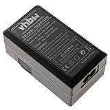 vhbw Ladegerät kompatibel mit Netgear/Arlo 308-10069-01, A-4a Kamera Camcorder Action Cam-Akku - Ladeschale + Kfz-Adap