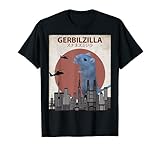 gerbilzilla Funny Rennmaus T-Shirt | Geschenk für Rennmaus Liebhab