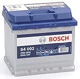 Bosch S4002 - Autobatterie - 52A/h - 470A - Blei-Säure-Technologie - für Fahrzeuge ohne Start-Stopp-Sy