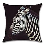 LIUKLAI African animal black and white zebra cushion cover decoration home throw