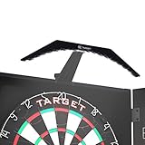 Target Darts Arc Dartboard Kabinett Beleuchtung System, Schwarz mit Weiss LED