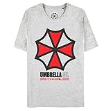 Resident Evil Umbrella Co Herren T-Shirt grau Sport Regular, Grau Larg