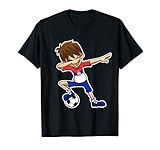 Dabbing Soccer Boy Serbien Trikot, Serbisch Kinder Geschenke T-S