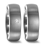 CORE by Schumann Design Trauringe Eheringe aus Titan mit echten Diamanten GRATIS Gravur 20007234