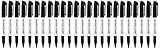 Amazon Basics - Permanent Marker, Schwarz, 24er-Packung