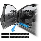 Blackshell® Lackschutzfolie passend für Opel Mokka B | Bj. ab 2021 Carbon Matt - passgenaue Einstiegsleistenschutz Folie inkl. Set für Folierung