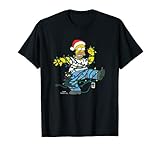 The Simpsons Homer and Snowball Tangled Holiday T-S