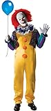 Rubie's Offizielles Pennywise Deluxe Clown It The Movie, Erwachsenenkostüm – Größe XL