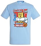 Urban Backwoods Powdered Toast Men Herren T-Shirt Blau Größe L