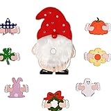 Hjkl Holz Zwerg Dekorationen, Weihnachten Holz Zwerg Dekorationen, DIY Glowing Zwerg Urlaub Dekorationen, Weihnachten Thanksgiving Ostern Dek