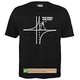 You Shall Not Pass Graph - Herren T-Shirt für Geeks mit Spruch Motiv aus Bio-Baumwolle Kurzarm Rundhals Ausschnitt, Größe XXXXL