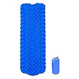 selbstaufblasende isomatte,Camping Isomatte Tragbare Luftmatratze Schlafmatte zum Wandern,isomatte outdoor,einfach zu falten 190x58x5