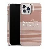 DeinDesign Premium Case kompatibel mit Apple iPhone 13 Pro Max Smartphone Handyhülle Hülle glänzend Raubkatze Leopard S