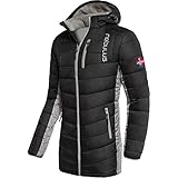 Nebulus Wintermantel COATY Herren (Model: P4927 - Herren, schwarz-grau; Größe: S) FB