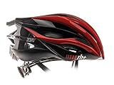 Zero Rh+ Helmet Zw, Skihelm Bike Helmets Permanent Unisex - Erwachsene, Shiny Red-Shiny Black-Bridge Dark Silver Metal, L/XL