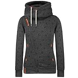 Newbestyle Jacke Damen Sweatjacke Vicky Zip Hoodie Pulli Oberteile Damen Kapuzenpullover Pullover mit Kap