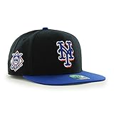 '47 New York Mets MLB Brand Sure Shot Snapback verstellbare Mütze, Schw