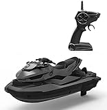 ZHLFDC Fernbedienung Boot 2.4G Fernbedienung Entfernung Sommer Wasserspritzer Elektromotor Boot Fernbedienung Motorboot Kinderschwimmbad See Teich Garten Wasserspielzeug