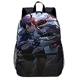 GZSBYJSWZ 3D-gedruckte wasserdichte Schultaschen für Jungen Schultasche Arknights Unisex Schultasche Rucksack Freizeit Schulausflug Größe: 45x30x15 cm/17 Zoll Gedruckter Rucksack Leinw