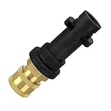 Hochdruckreiniger Pistolenadapter mit 1/4'' Schnellanschlussbuchse Kompatibel mit Karcher/Kärcher K-Serie K2, K3, K4, K5, K6, K7 Hochdruckreinig