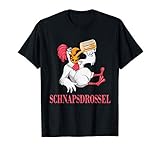 Huhn Schnapsdrossel Geflügelzüchter Biertrinker Geschenk T-S