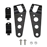 OSAN Motorrad Scheinwerferhalter Gabeln UNIVERSAL 35mm-43mm (Schwarz)