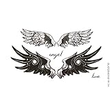 Temporäre Tattoos - Tattoo Flügel Eng