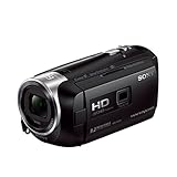 Sony HDR-PJ410 Full HD Camcorder (30-fach opt. Zoom, 60x Klarbild-Zoom, Weitwinkel mit 26,8 mm, Optical Steady Shot) schw