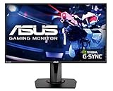 ASUS VG278QR 68,6 cm (27 Zoll) Gaming Monitor (Full HD, DVI, HDMI, DisplayPort, 0,5ms Reaktionszeit, 165Hz) schw