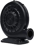 HJUYV-ERT 550 W Luftgebläse-Pumpenventilator, aufblasbarer Ersatz-Zentrifugal-Elektroventilator für Gewerbe/Haus, für aufblasbares Wassertrampolin, Jumper, Hüpfburg, Schwarz (110 V)