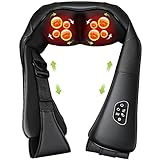 Massagegerät Nacken Massage Shiatsu Nackenmassagegerät: Elektrische Wärme Massagegeräte Mit Infrarot Wärmefunktion Elektrisch Schulter Rücken Massagegürtel Geschenk Für Damen Männer Buero H