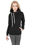 Urban Classics Damen Pullover Pullover Raglan High Neck Hoody schwarz (Schwarz) M