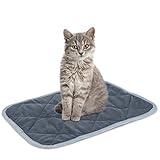 Nobleza Selbstheizende Decke für Katzen & Hunde, Haustiere Wärmematte, Waschbare Welpen Thermodecke, Selbstwärmende Winter Wärme Hundematte, Hund rutschfest Wärmedecke, Größe M 60x45