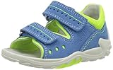 Superfit Baby-Jungen Flow Knöchelriemen Sandalen, BLAU/GELB, 24 EU